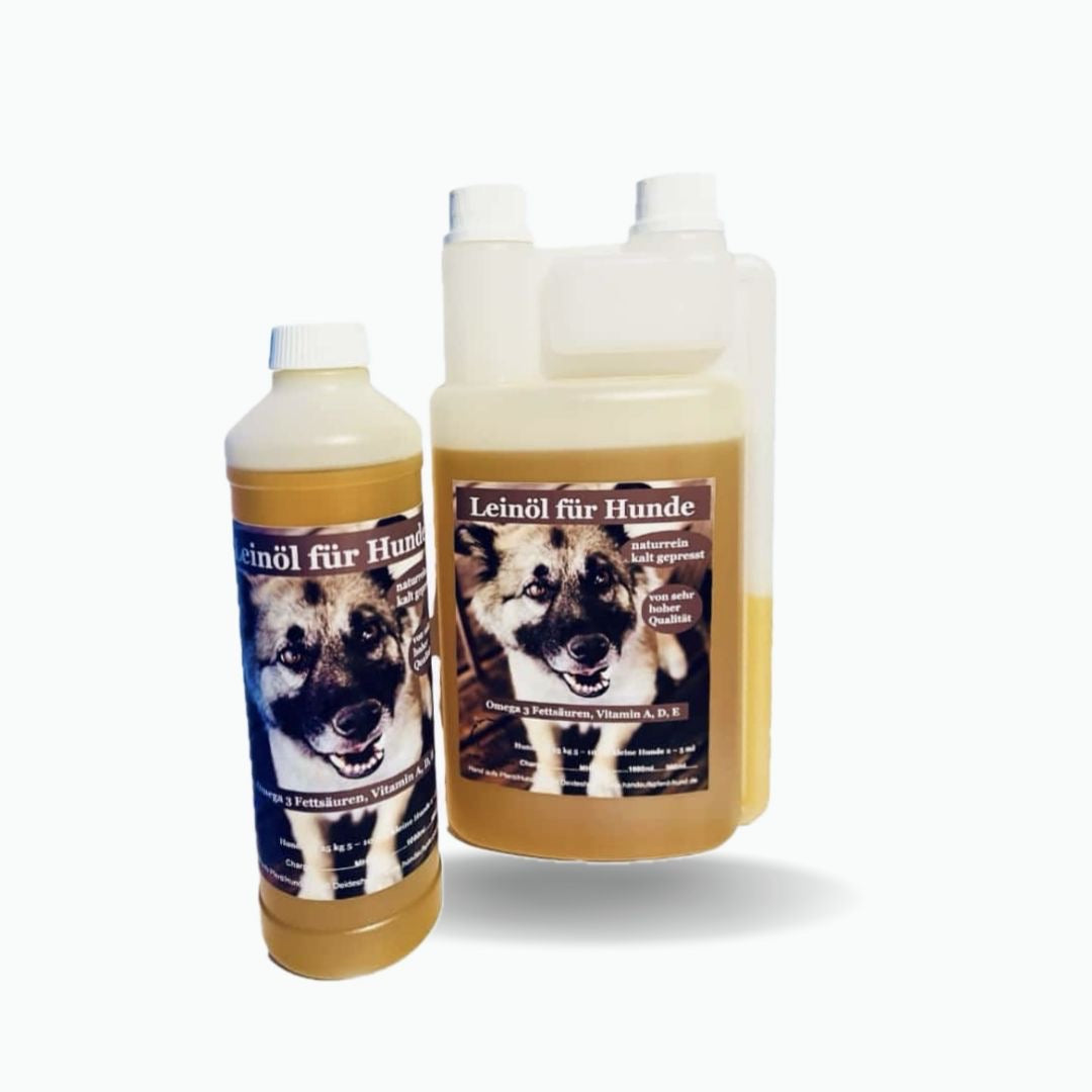 Omega 3 & Omega 6 Fettsäuren Hund Leinöl