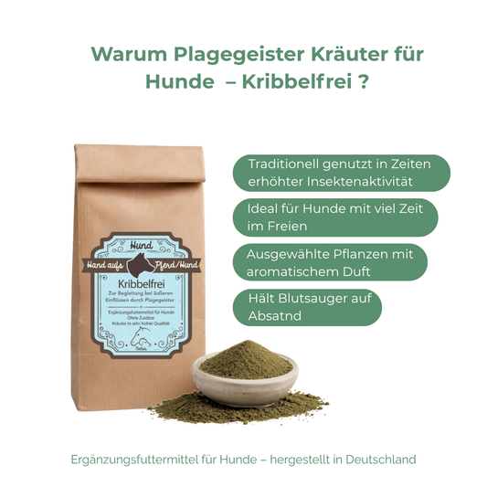Plagegeister Kräuter für Hunde – Kribbelfrei