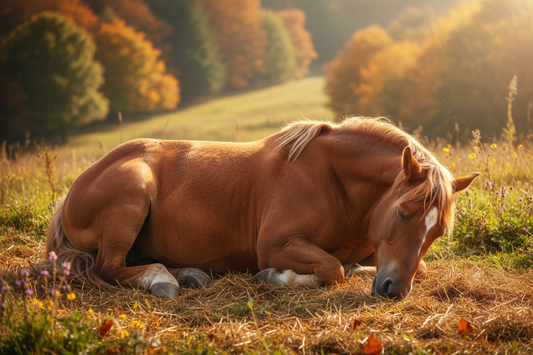 Wie schlafen Pferde? – So schlafen Pferde richtig