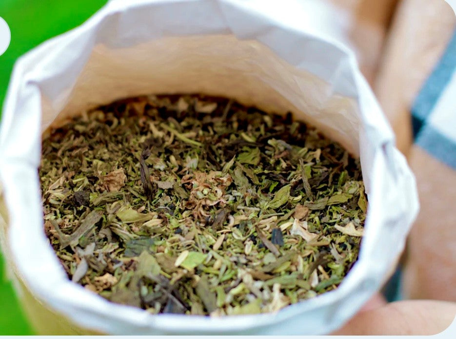 Bronchial Pferde_Kraeuter_
in_der_Papiertuete_