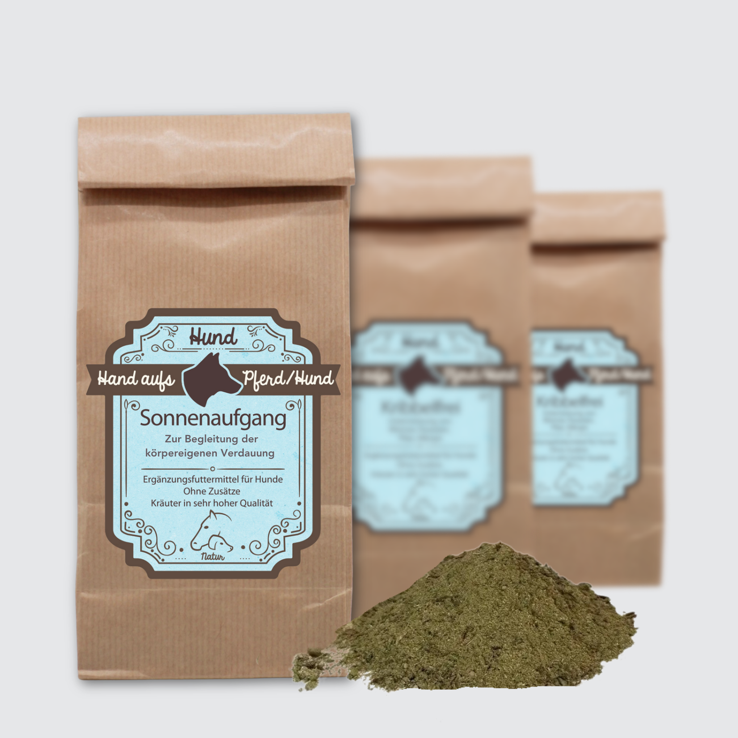 Verpackung von Darm Kräuter für Hunde – natürliche Unterstützung bei sensibler Verdauung