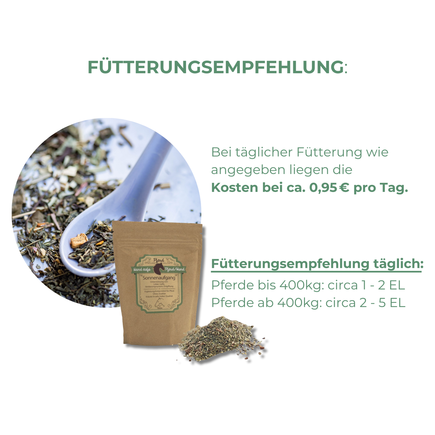 Kräutermischung für Pferde – Unterstützung von Fellwechsel