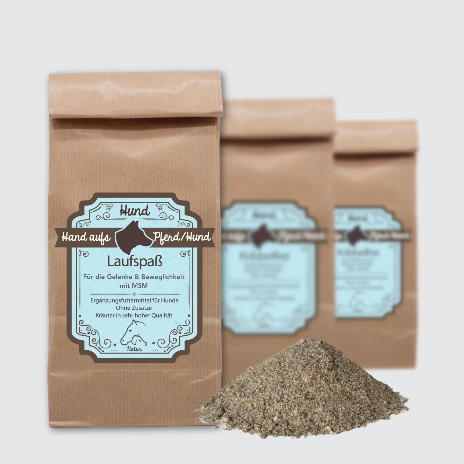 Verpackung Gelenk Kräuter Nr.2 mit MSM für Hunde - Natürliche Futterergänzung für Mobilität & Bewegungsfreude