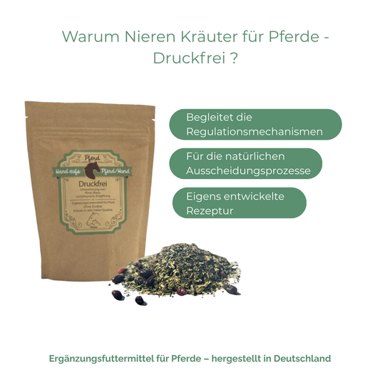 für die natürlichen Ausscheidungsprozesse beim Pferd