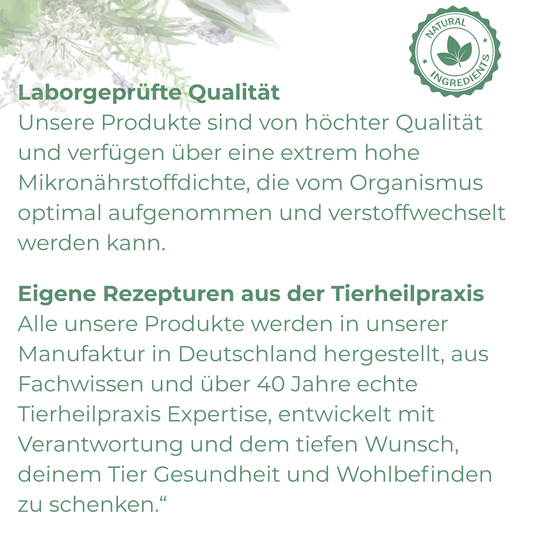 Eigene Rezepturen handgefertigt