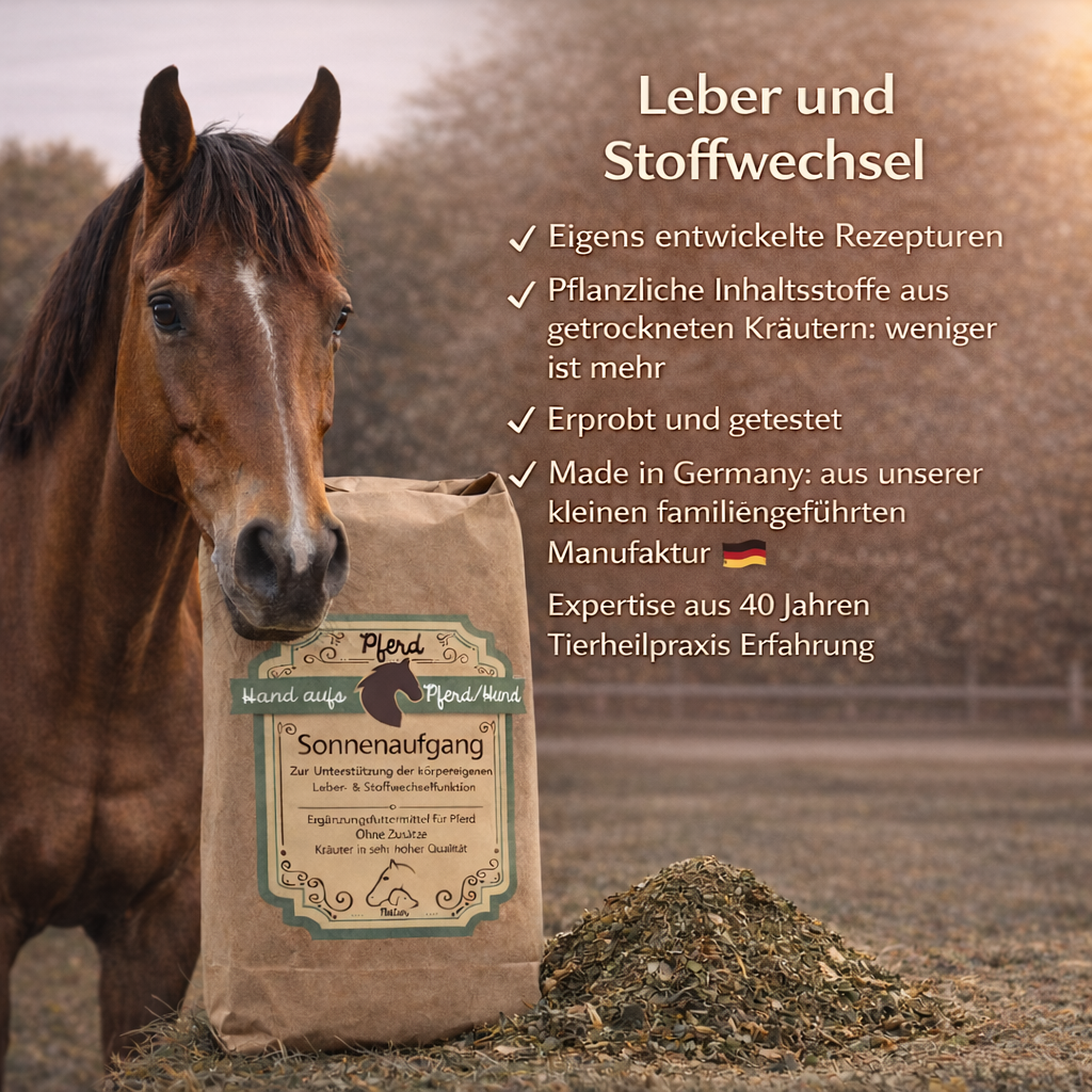 Leber Kräuter für Pferde