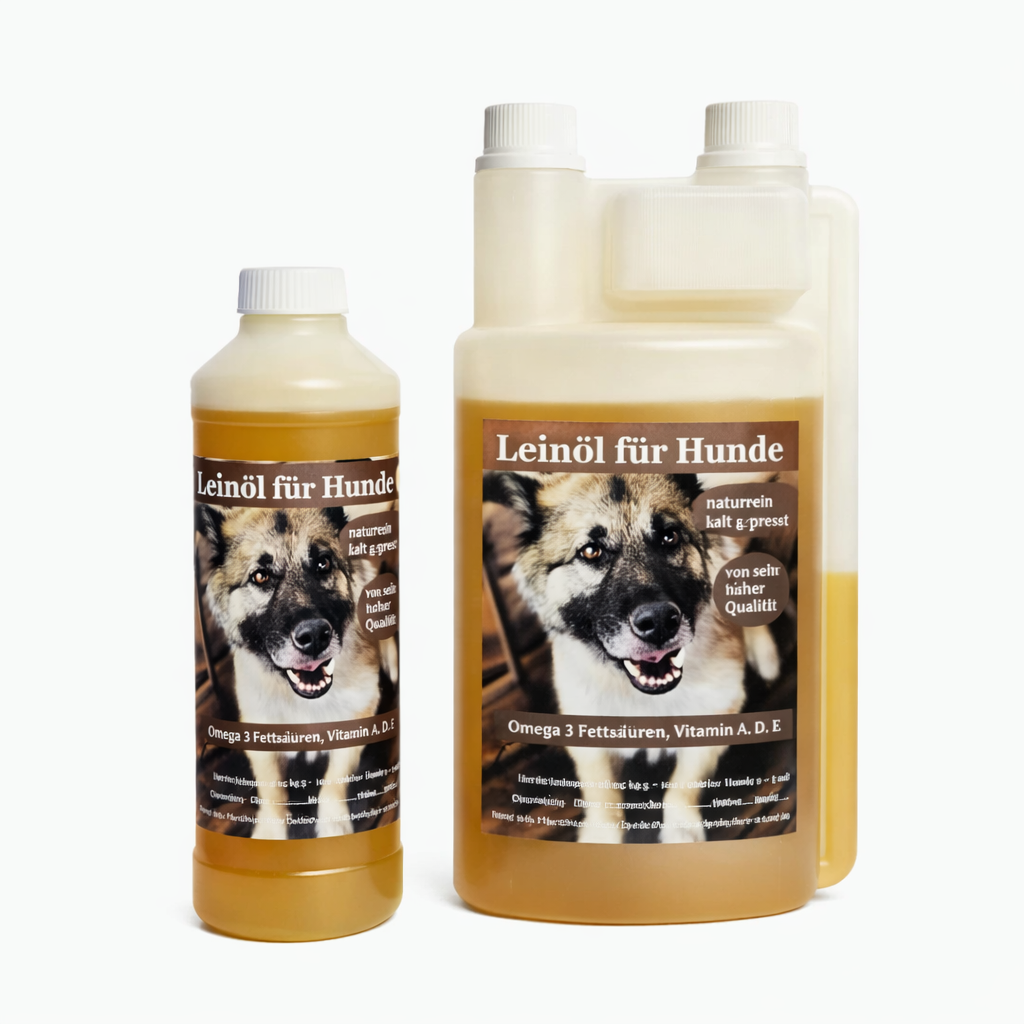 Omega 3 & Omega 6 Fettsäuren Hund Leinöl