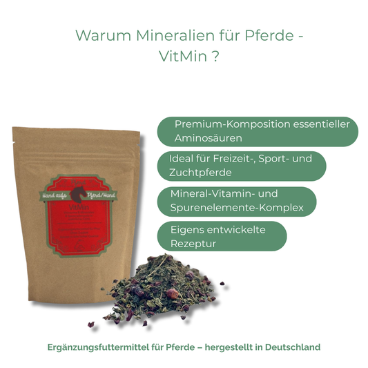 Mineral- Vitamin- und Spurenelemente-Komplex für Pferde