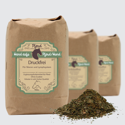 Verpackung Nieren Kräuter für Pferde, fördern die Nierenfunktion und die natürlichen Ausscheidungsprozesse