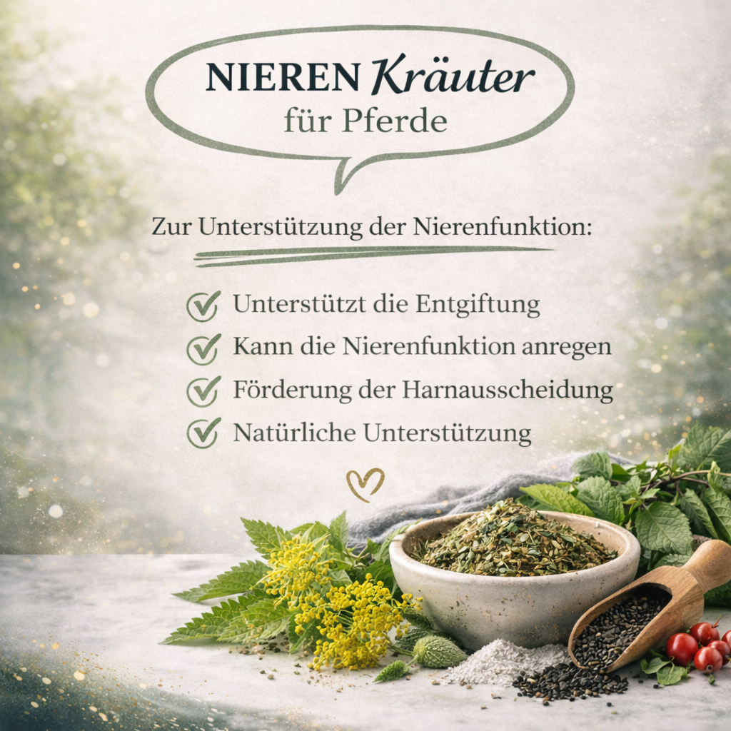Für was Nierenkräuter für Pferd gut ist