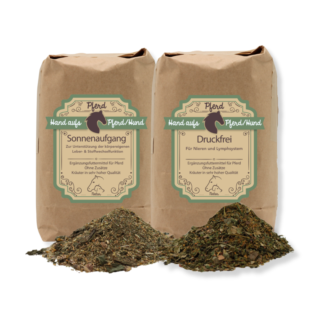 Verpackung Reinigungs-Bundle für Pferde – Unterstützung der natürlichen Entgiftungsprozesse von Leber und Nieren