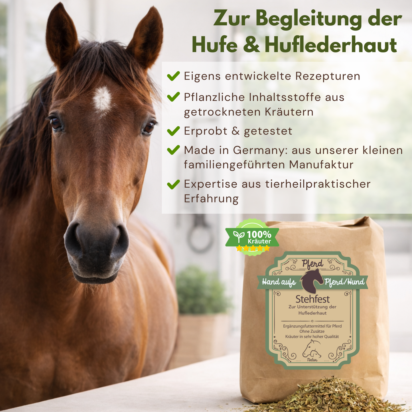 Kräuter für pferde huflederhaut