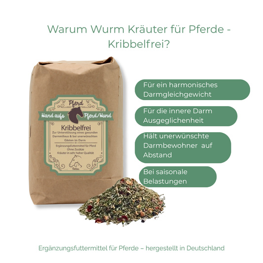 Wurm Kräuter für Pferde - Kribbelfrei